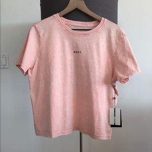 NWT DKNY Sport t-shirt blush pink size XL